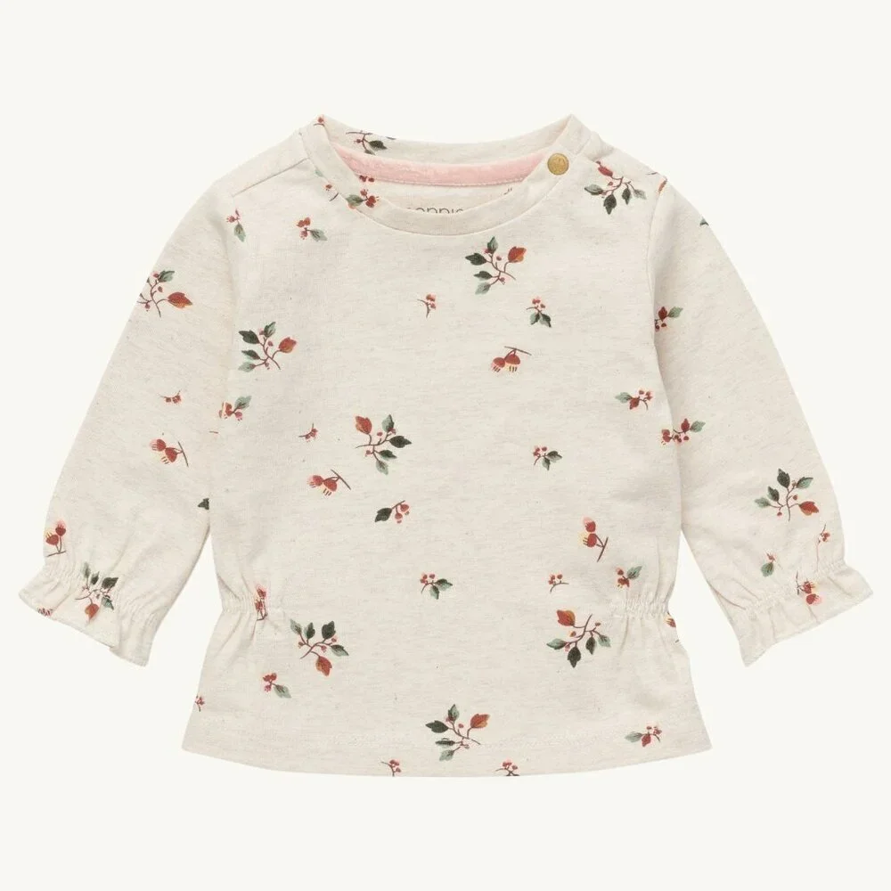 NWT - Organic floral burgundy set​​​​​
